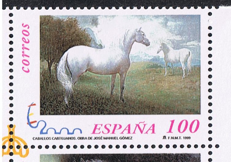 Edifil  3682  Exposición  mundial de Filatelia ESPAÑA 2000  