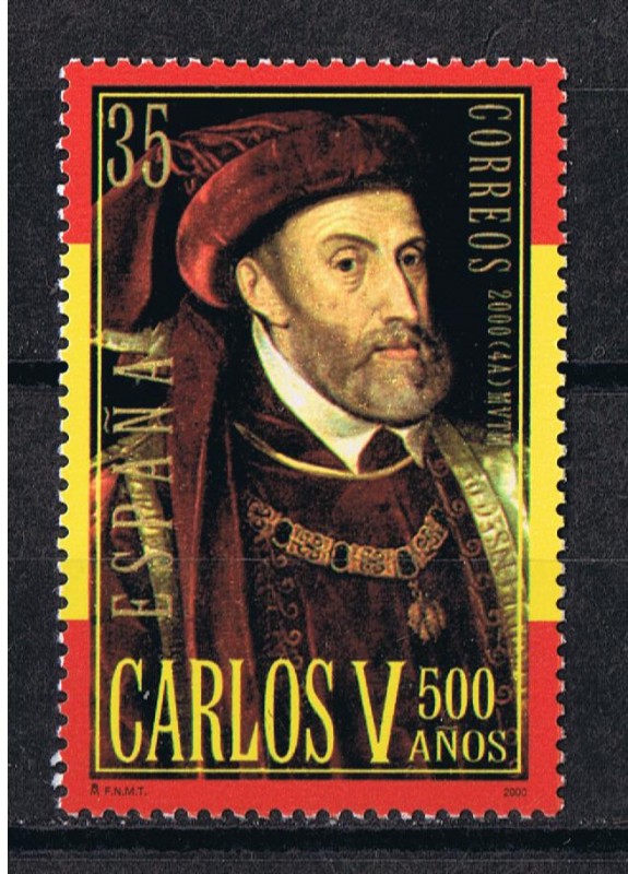 Edifil  3697  5º Centenario del nacimiento de Carlos V  