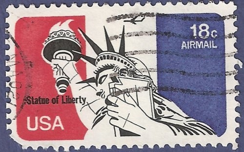 USA Statue of Liberty 18 airmail (2)