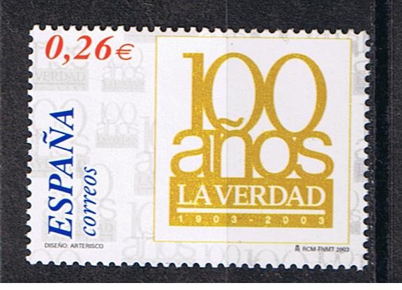 Edifil  3968  Centenario del Diario 