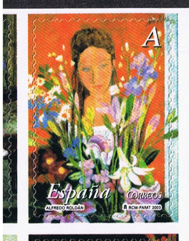 Edifil  4004  La mujer y las flores.  