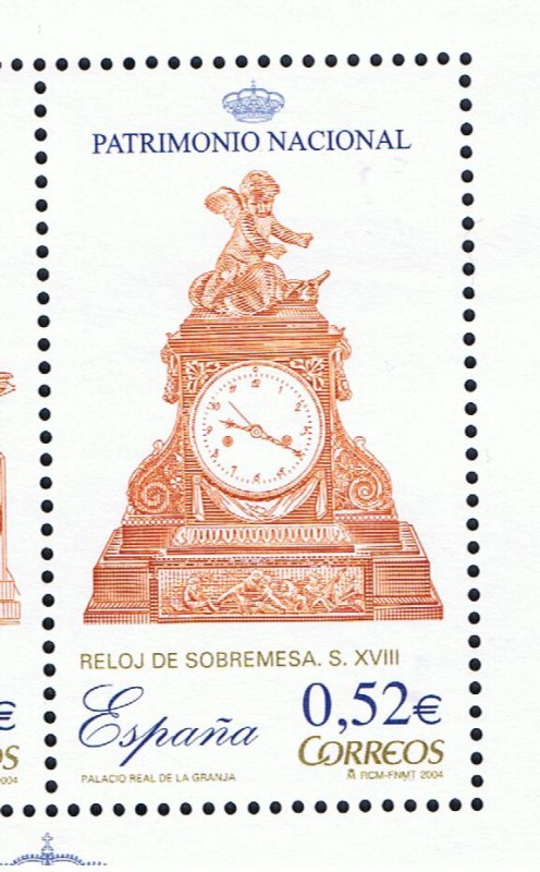 Edifil  SH 4071 B  Patrimonio Nacional. Relojes. 