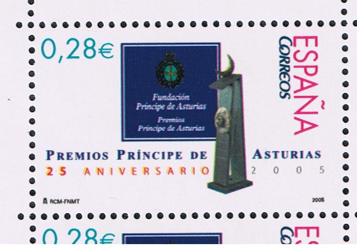 Edifil  4192  Edifil  25º aniv. de los Premios Prínicpe de Asturias.  