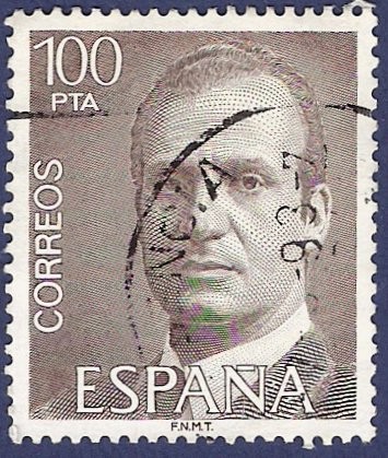 Edifil 2605P Serie básica Juan Carlos I 100 fosforescente (2)