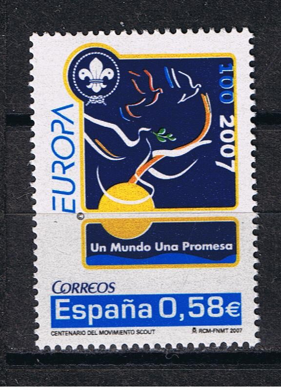 Edifil  4322  Europa. Centenario del Movimiento Scout.  