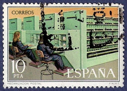 Edifil 2332 Mecanización postal 10