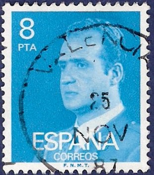 Edifil 2393P Serie básica Juan Carlos I 8 fosforescente