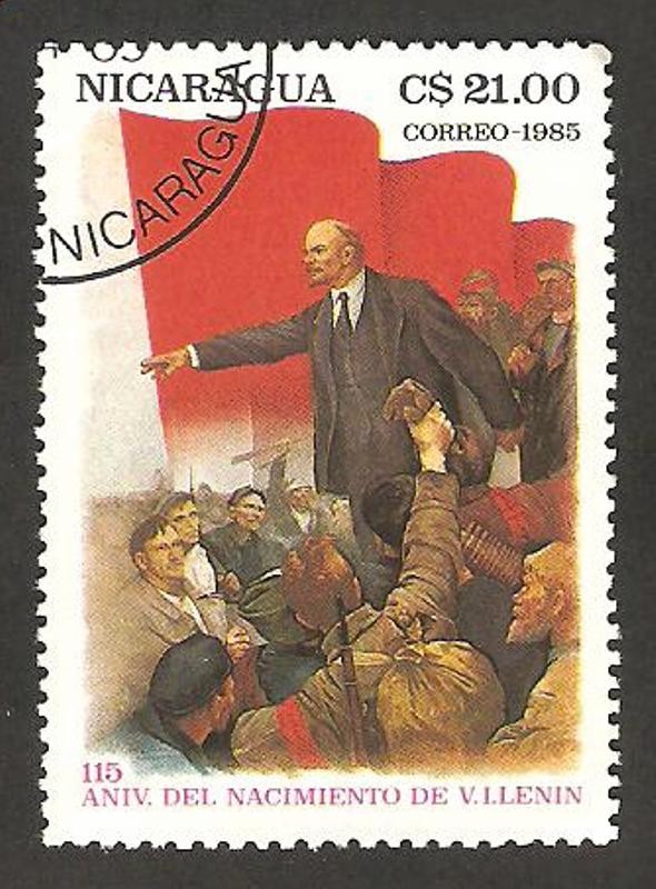 lenin, 115 anivº de su nacimiento