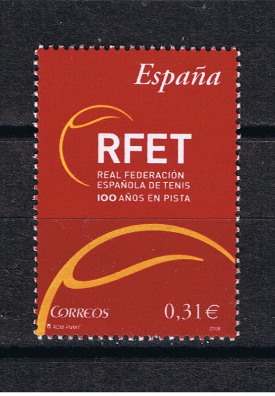 Edifil  4433  Centenario de la Real Federación Española de Tenis.  