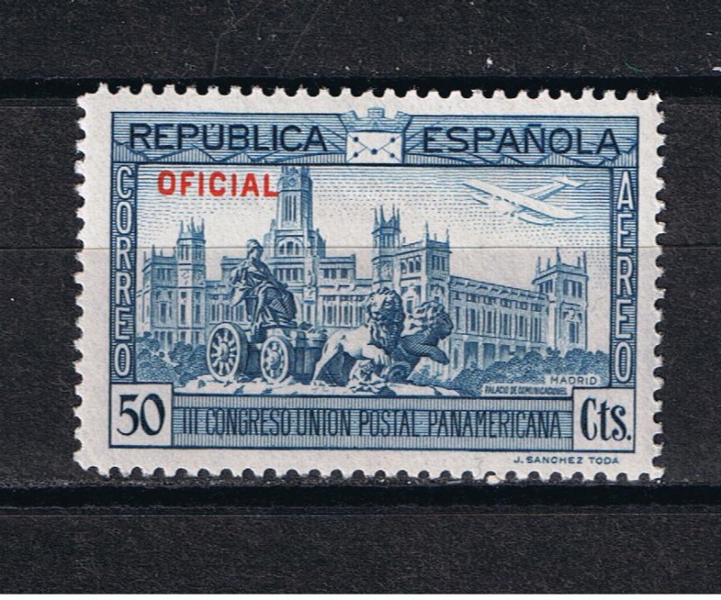 Edifil  633  III Congreso de la Unión Postal Panamericana.  Con habilitación Oficial   