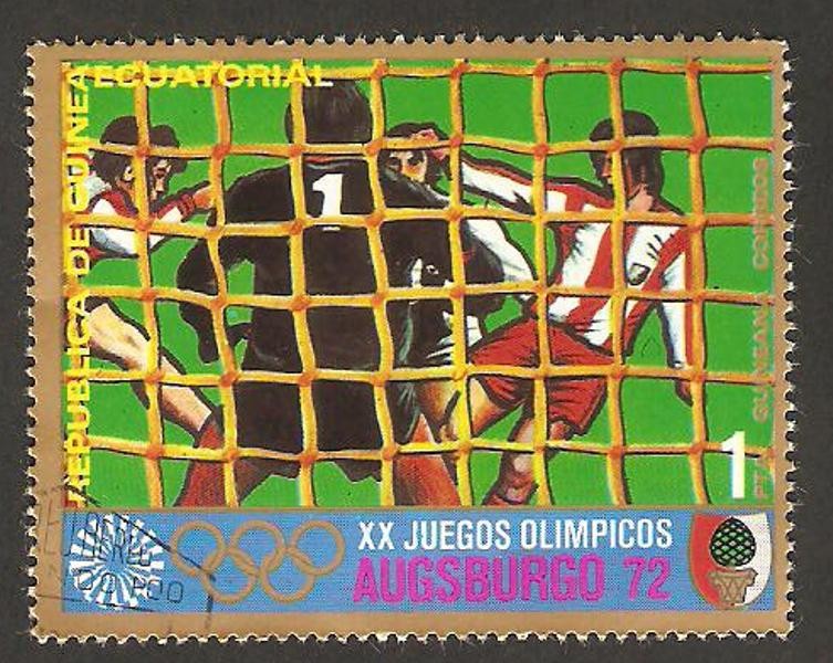 olimpiadas de augsburgo 72, fútbol 