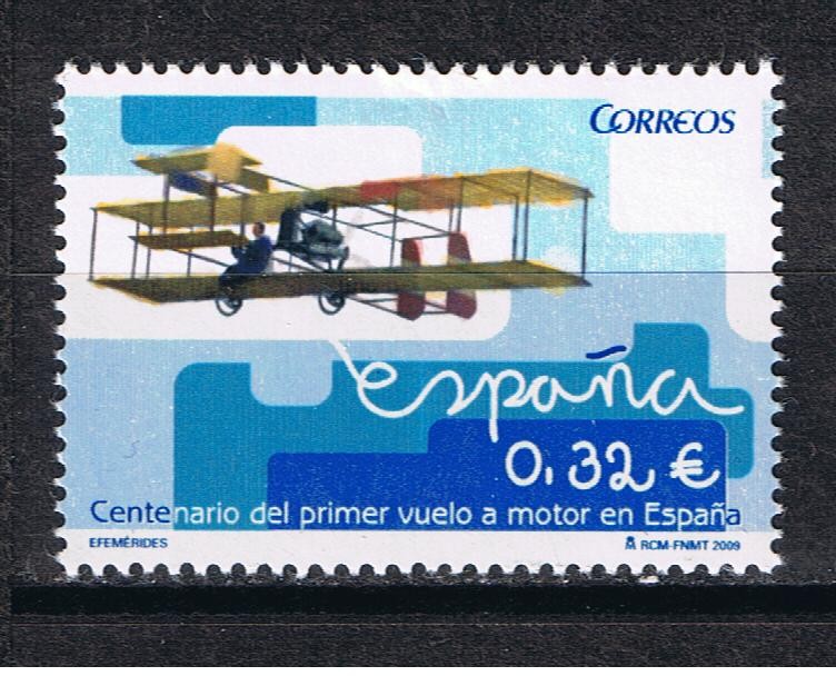 Edifil  4503  Centenario del primer vuelo a motor en España,  