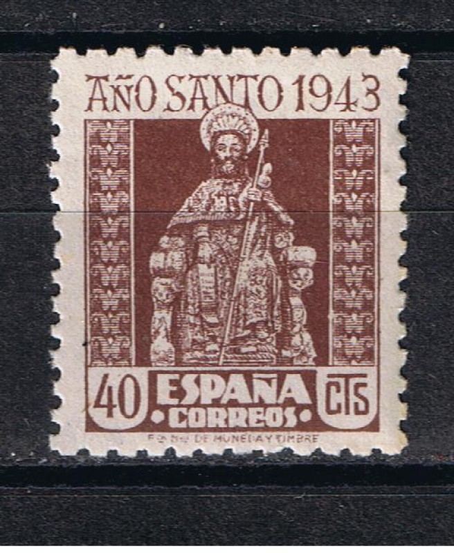 Edifil  962  Año Santo Compostelano.  