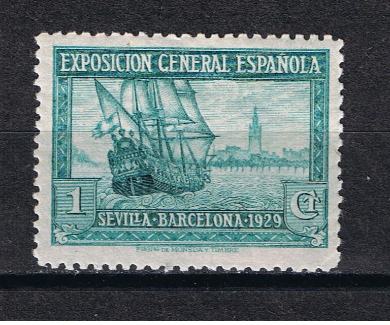 Edifil  434  Pro Exposiciones de Sevilla y Barcelona.   