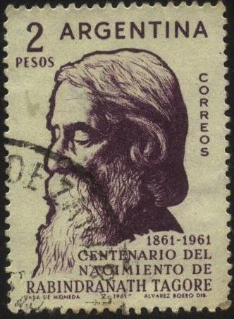 Sir Rabindranath Tagore. Poeta, filósofo, artista, músico, conocido como el Gurú del Amor. 100 años 