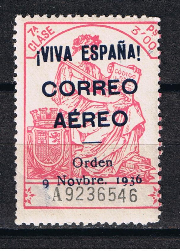 Correo Aéreo 7º clase  ¡ Arriba España !