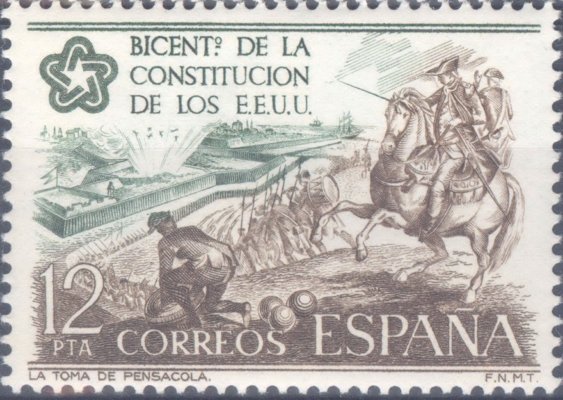 ESPAÑA 1976_2325 Conmemoración del bicentenario de la Constitución de los Estados Unidos. Scott 1950