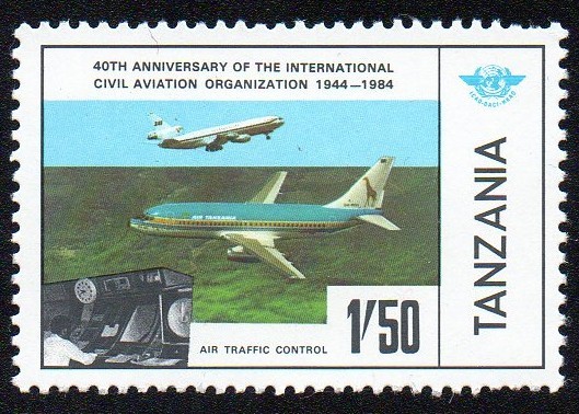 40º aniversario de la aviación civil internacional - Control del tráfico aéreo