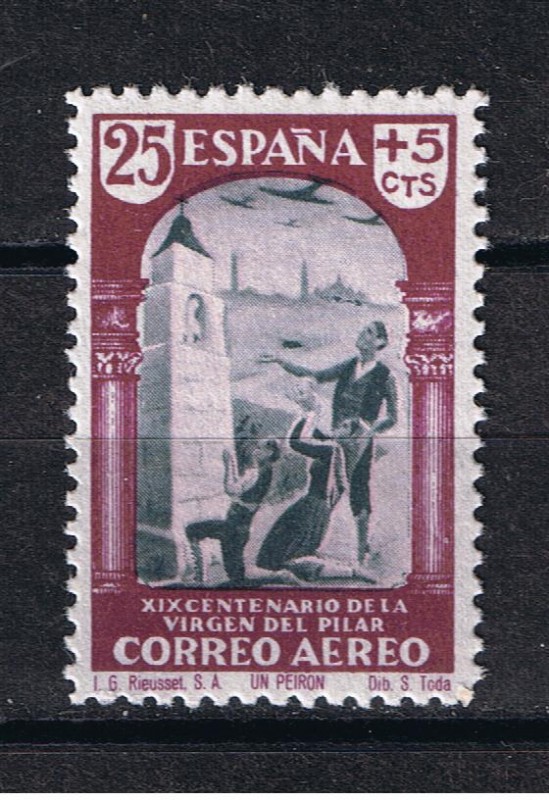 Edifil  904  XIX Cent. de la venida de la Virgen  del Pilar a Zaragoza.  