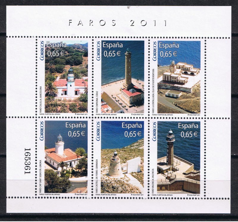 Edifil  4646  Faros de España.  