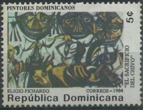 Scott 925 - Pintores Dominicanos