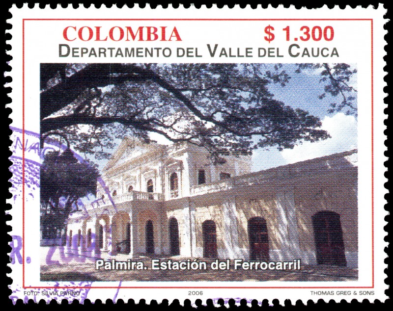 EMISIÓN POSTAL DEPARTAMENTOS DE COLOMBIA - VALLE DEL CAUCA