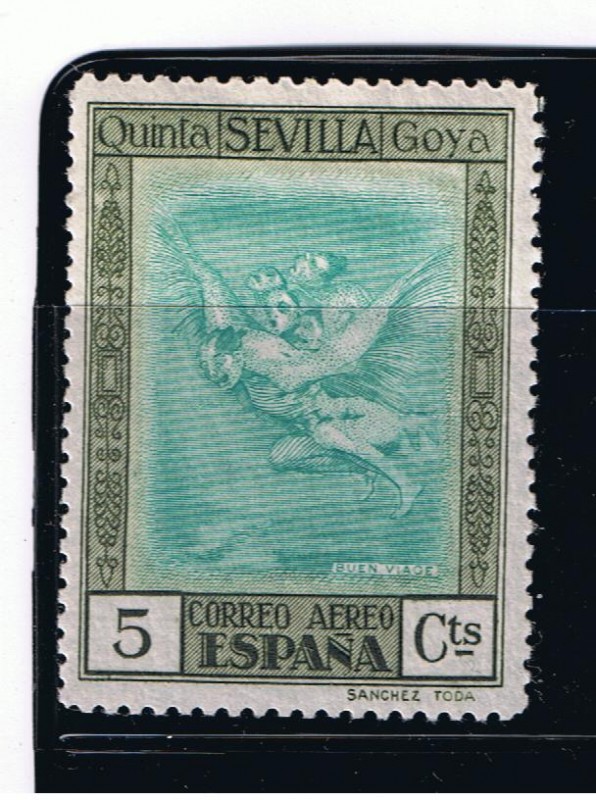 Edifil  517  Quinta de Goya en la Exposición de Sevilla.   