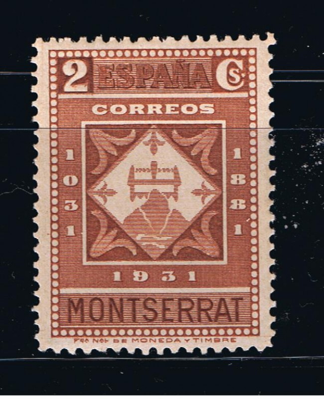 Edifil  637  IX  Centenario de la Fundación del Monasterio de Montserrat.   