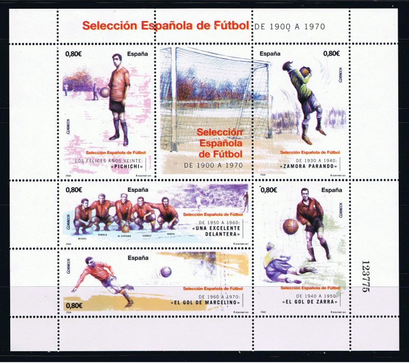 Edifil  4665 HB Seleción Española de Fútbol.   