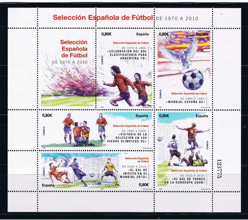 Edifil  4666 HB Seleción Española de Fútbol.   