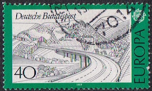 EUROPA 1977. AUTOPISTA DEL RHÖN