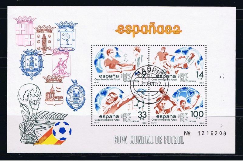 Edifil  2664  Copa Mundial de Fútbol España ´82.  