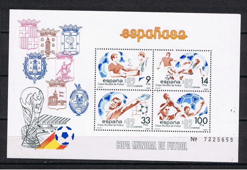 Edifil  2664  Copa Mundial de Fútbol España ´82.  