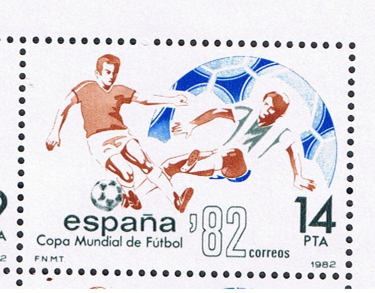 Edifil  2661  Copa Mundial de Fútbol España ´82.  