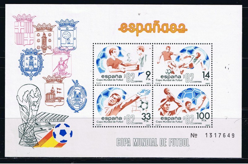 Edifil  2664  Copa Mundial de Fútbol España ´82.  