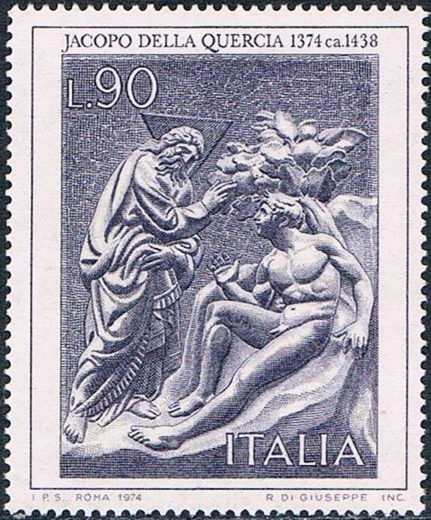 6º CENT. DEL NACIMIENTO DEL ESCULTOR JACOPO DELLA QUERCIA. Y&T Nº 1209