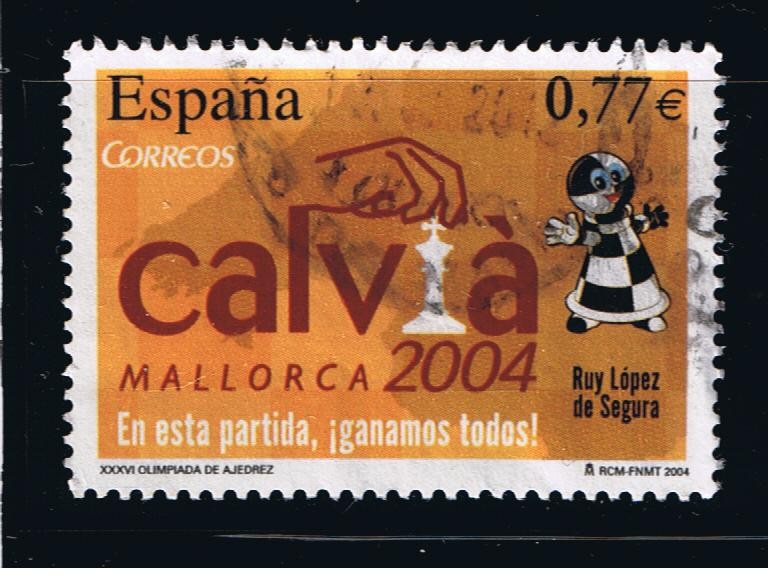 Edifil  4070  XXXVI Olimpiada de Ajedrez. Calviá ¨2004.  