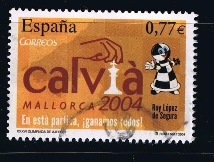 Edifil  4070  XXXVI Olimpiada de Ajedrez. Calviá ¨2004.  