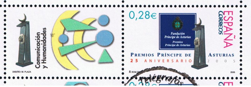 Edifil  4192  25º  Aniver. de los Premios Príncipe de Asturias.  