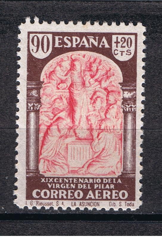 Edifil  908  XIX cent. de la venida de la Virgen del Pilar a Zaragoza.  