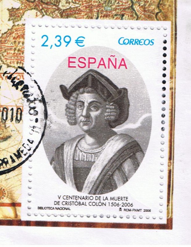 Edifil  SH 4234  V Cente. de la muerte de Cristóbal Colón.  