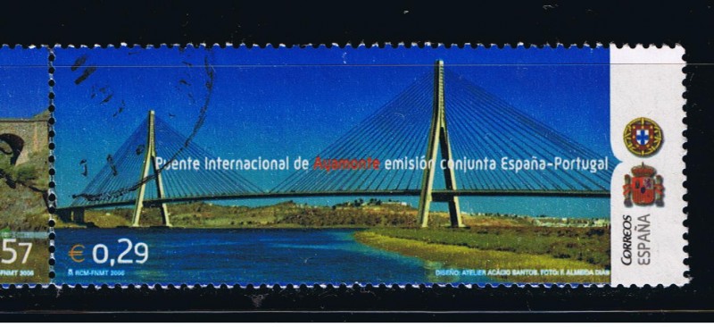 Edifil  4263  Puentes Ibéricos. Emisión conjunta con Portugal. 