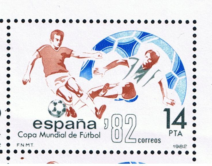 Edifil  2661  Copa Mundial de Fútbol España ´82.  