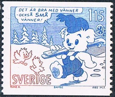 NAVIDAD 1980. HISTORIETAS SUECAS. BAMSE. Y&T Nº 1106