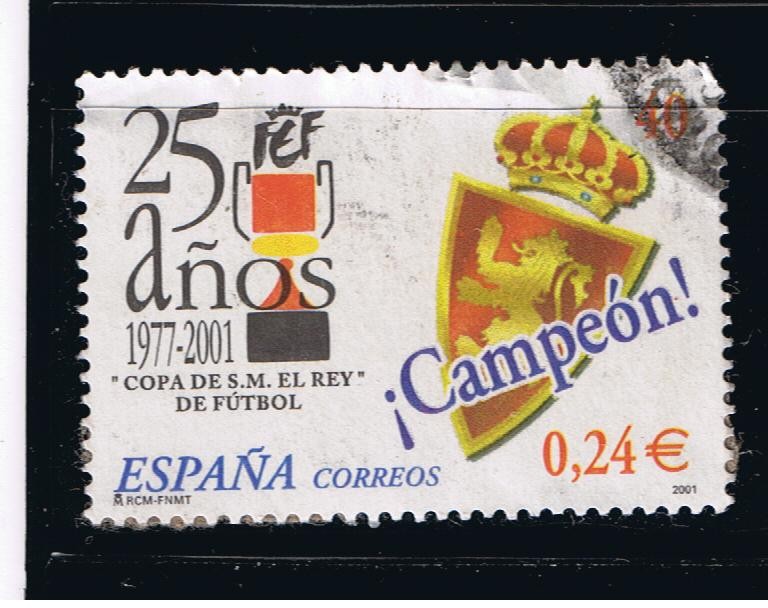 Edifil  3805  25 años de la Copa de S. M. el Rey de Fútbol.  