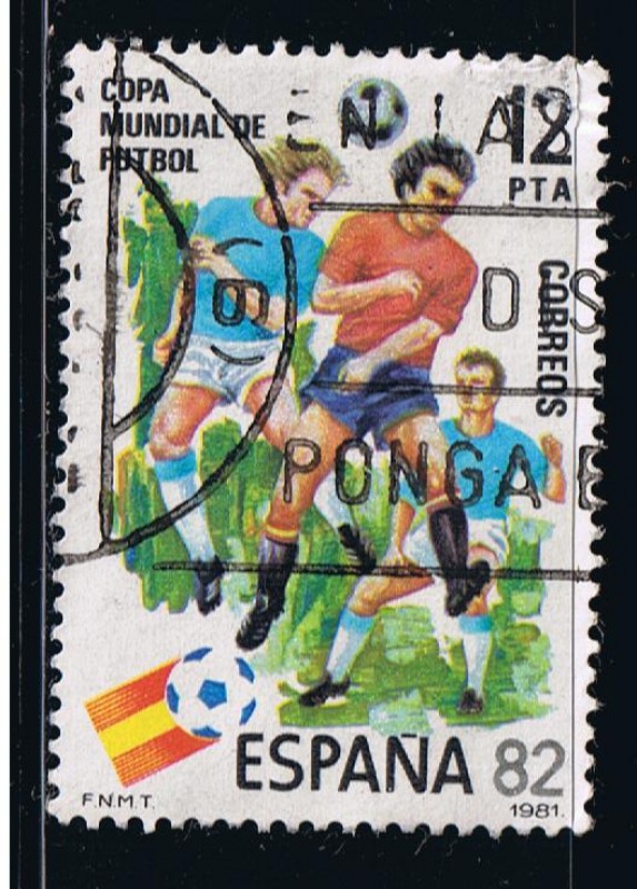 Edifil  2613  Copa Mundial de Fútbol, España´82   