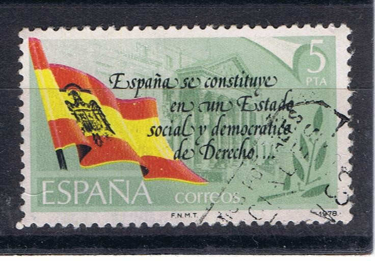 Edifil  2507  Proclamación de la Constitución Española.   