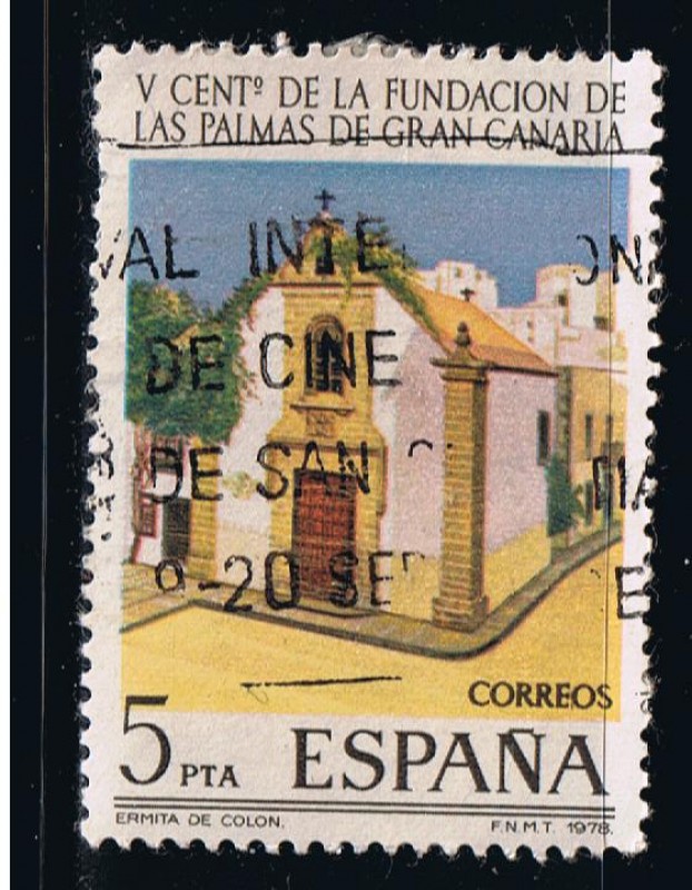 Edifil  2478  V Cente. de la Fundación de Las Palmas de Gran Canaria.  