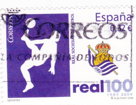 real sociedad de futbol-100 años  1909-2009