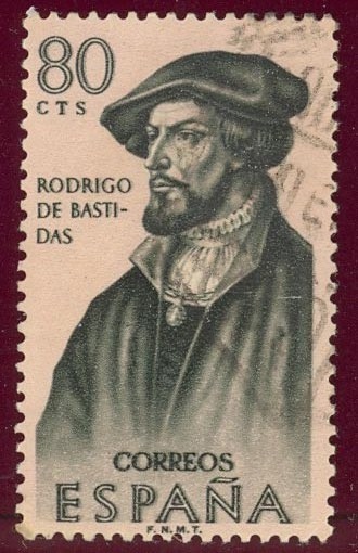 1961 Forjadores de America. Rodrigo de Bastidas - Edifil:1376